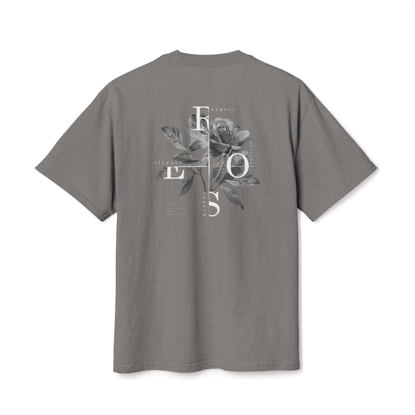 Unisex Heavy Faded Tee - Cherry Lips and Rose Graphic T-Shirt
