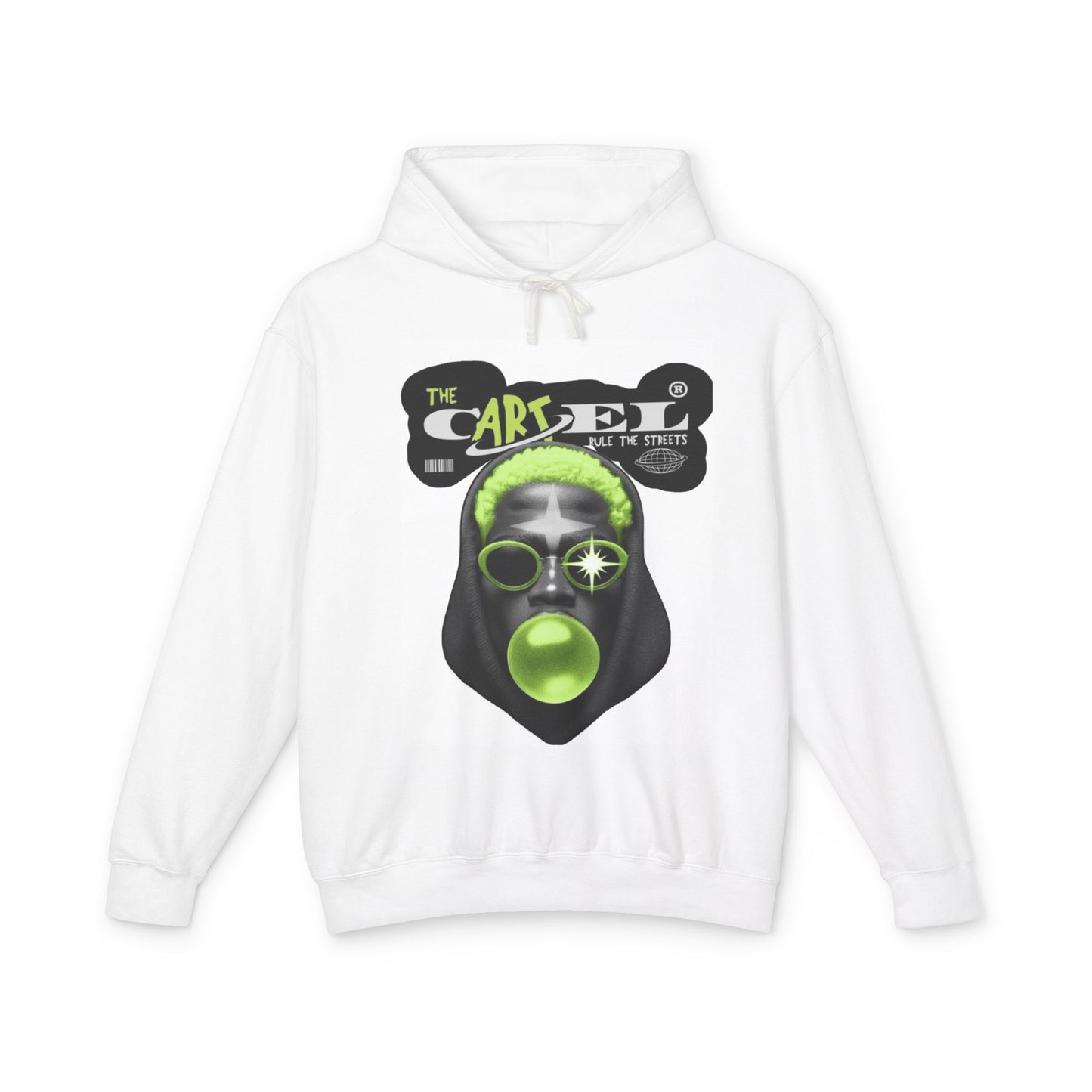 Unisex Lightweight Hooded Sweatshirt - Street Art Inspired Design for Urban Vibes