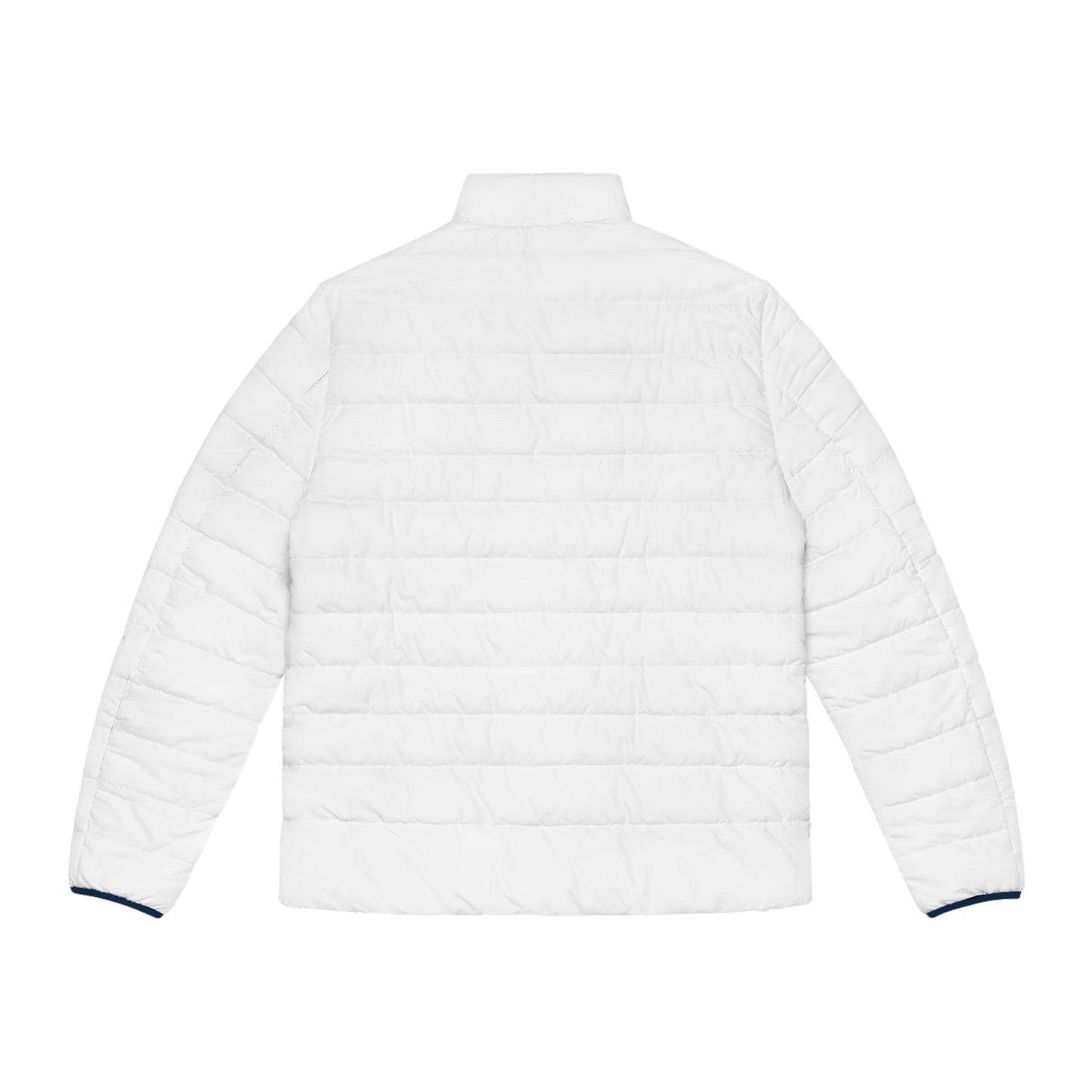 Men's White Packable Puffer Jacket — Lightweight Insulated Coat