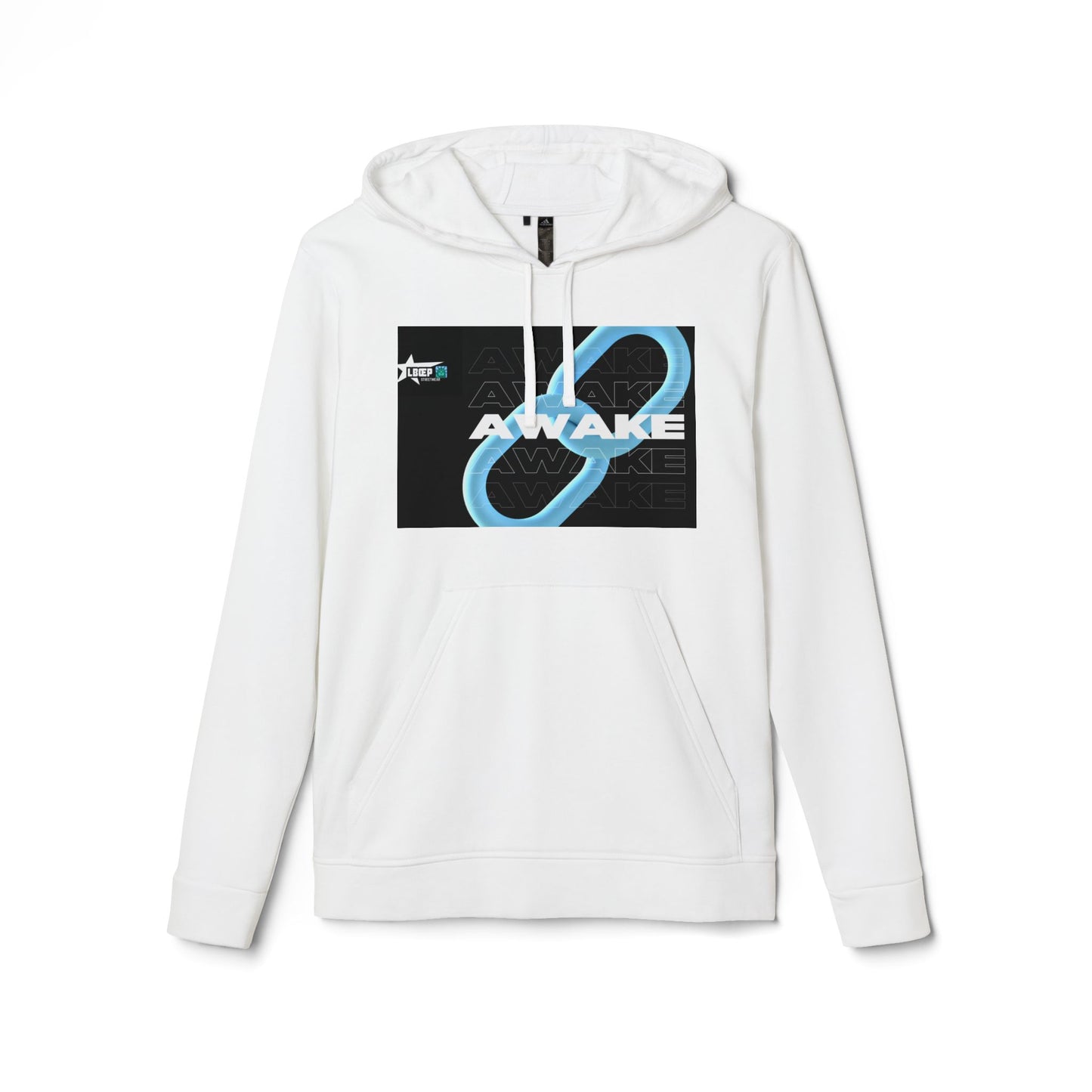 Adidas Unisex Fleece Hoodie - AWAKE & BOUNCE Graphic Design