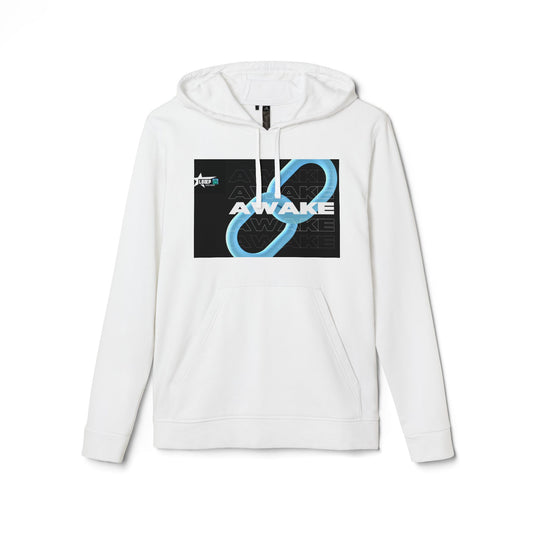 Adidas Unisex Fleece Hoodie - AWAKE & BOUNCE Graphic Design
