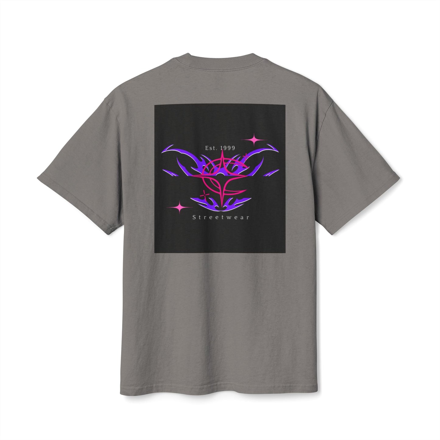 Unisex Heavy Faded Tee - Artistic Hand Design & Retro Streetwear Graphic