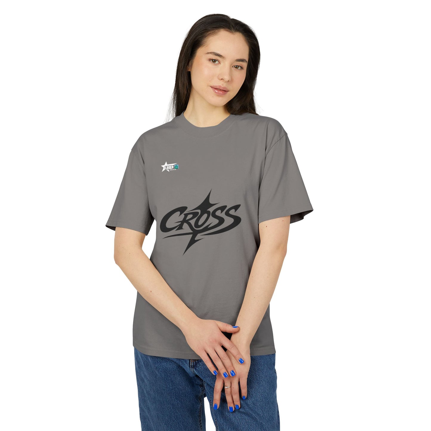 Cross Logo Tee — Vintage Surf/Skate Graphic T-Shirt