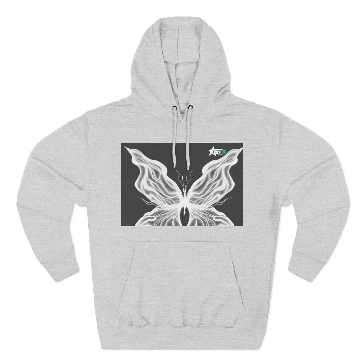Unique Graphic Fleece Hoodie - Against All Odds Design