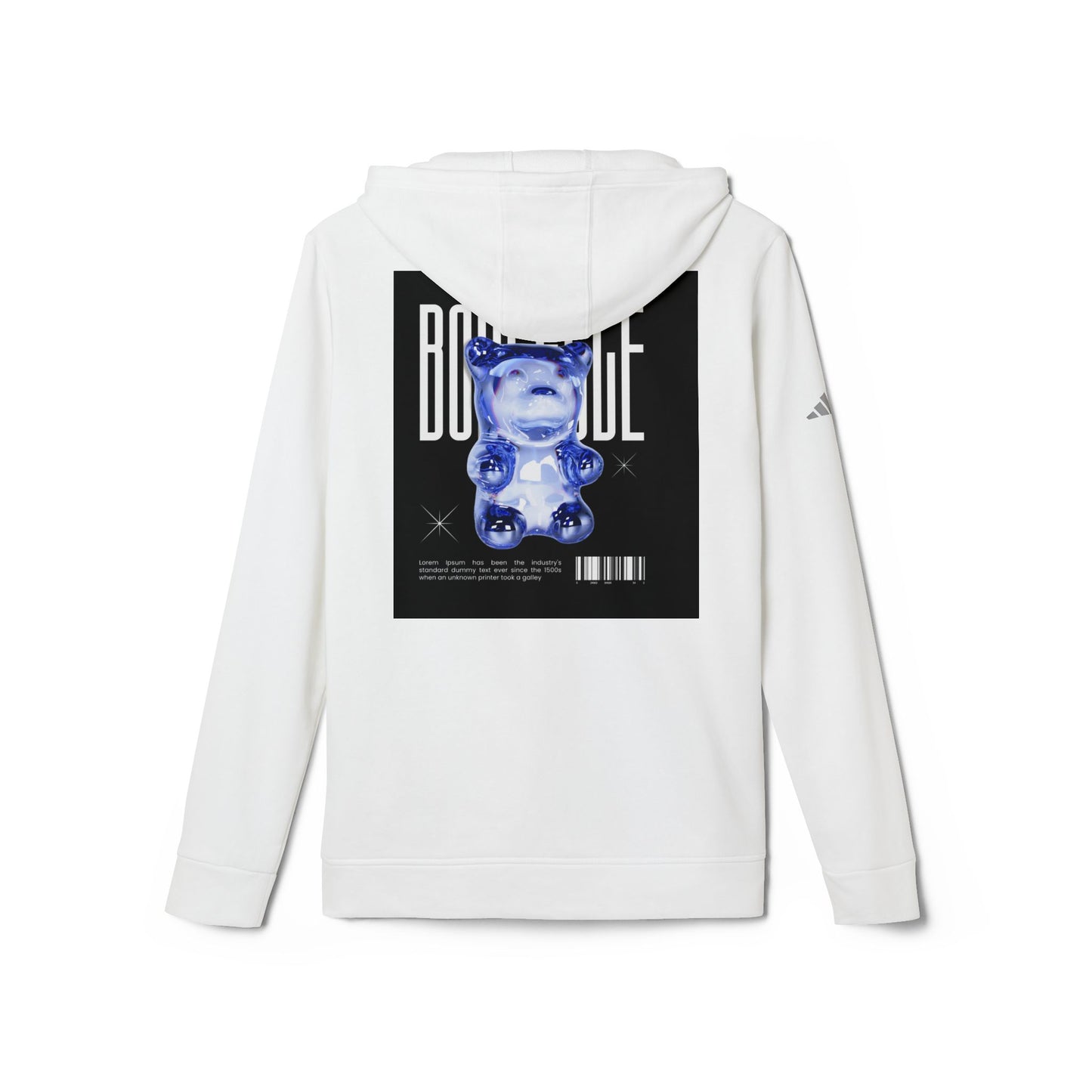 Adidas Unisex Fleece Hoodie - AWAKE & BOUNCE Graphic Design