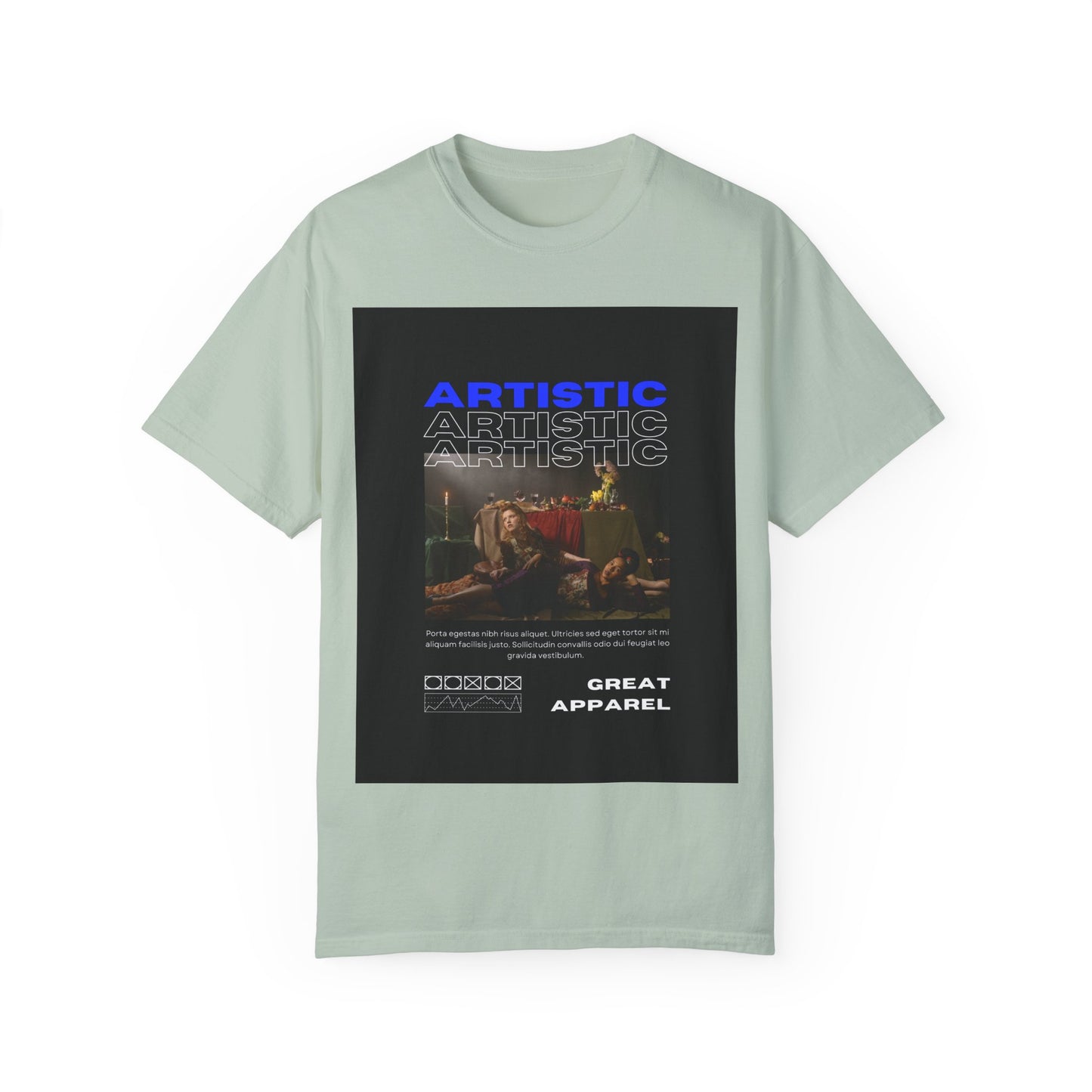 Artistic Expression Unisex Garment-Dyed T-Shirt - Great Apparel for Creative Souls