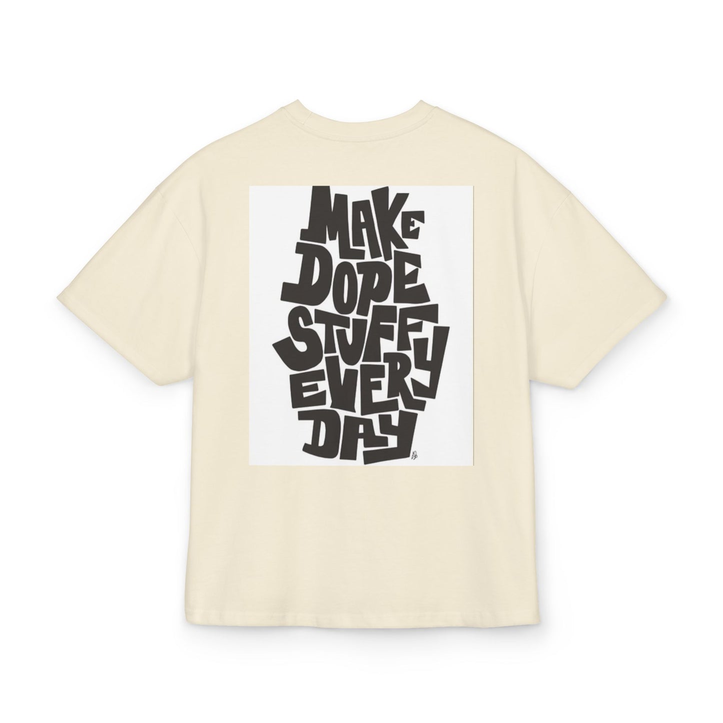 Motivational Box Tee for Creatives - 'You Will Succeed' & 'Make Dope Stuff Every Day'