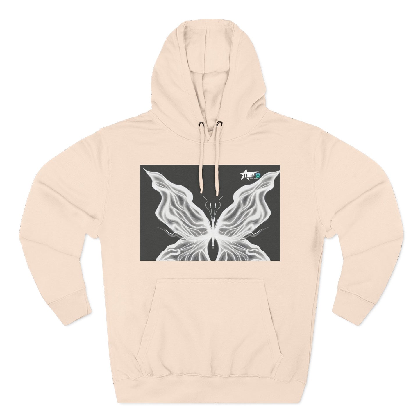Unique Graphic Fleece Hoodie - Against All Odds Design
