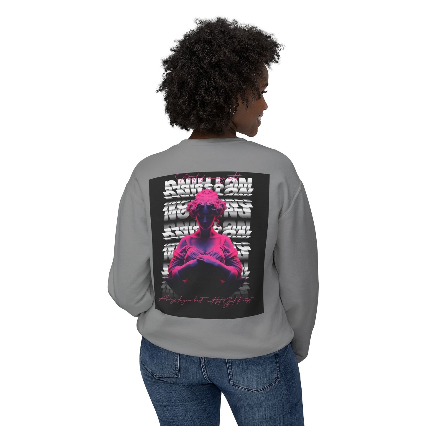 Unisex Crewneck Sweatshirt - Bold Graphic Statement with Inspirational Quotes