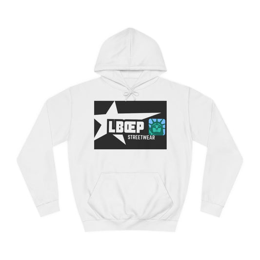 LBEP Streetwear Unisex College Hoodie - Embrace Imperfection Design