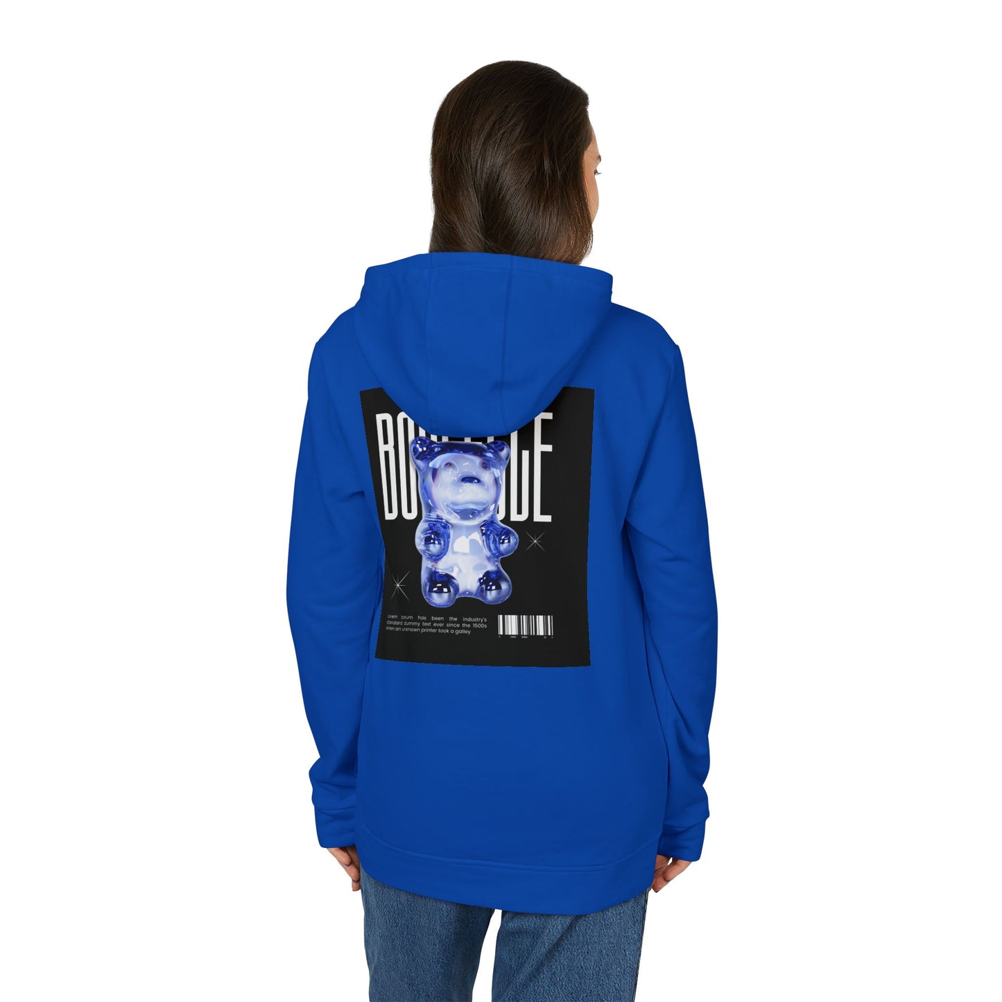 Adidas Unisex Fleece Hoodie - AWAKE & BOUNCE Graphic Design