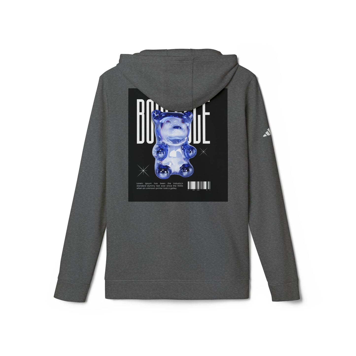 Adidas Unisex Fleece Hoodie - AWAKE & BOUNCE Graphic Design