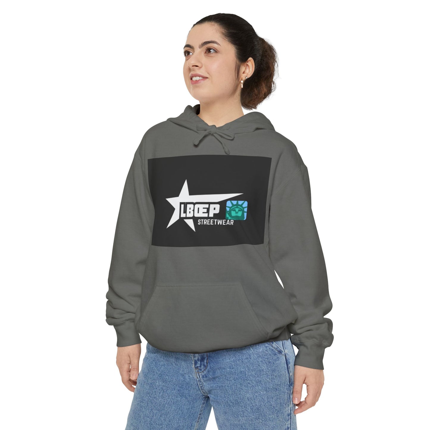 Unisex Garment-Dyed Hoodie - Streetwear with Encouraging 'Angels' Design