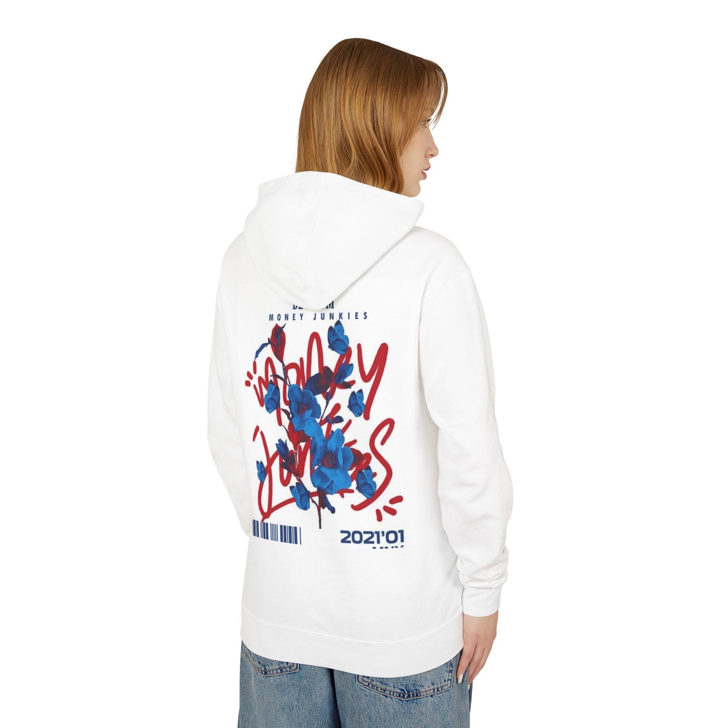 Unisex Lightweight Hooded Sweatshirt - Street Art Inspired Design for Urban Vibes