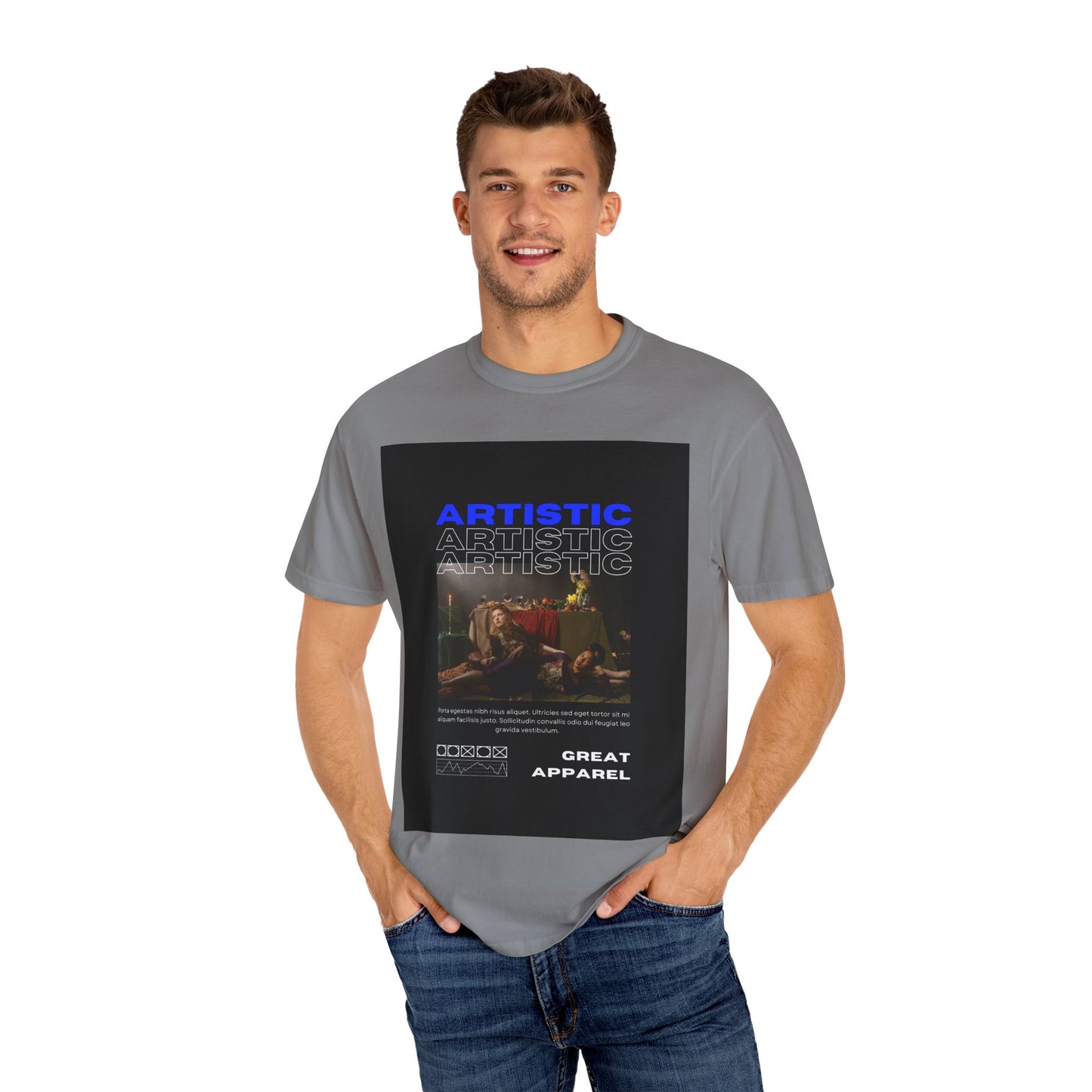 Artistic Expression Unisex Garment-Dyed T-Shirt - Great Apparel for Creative Souls