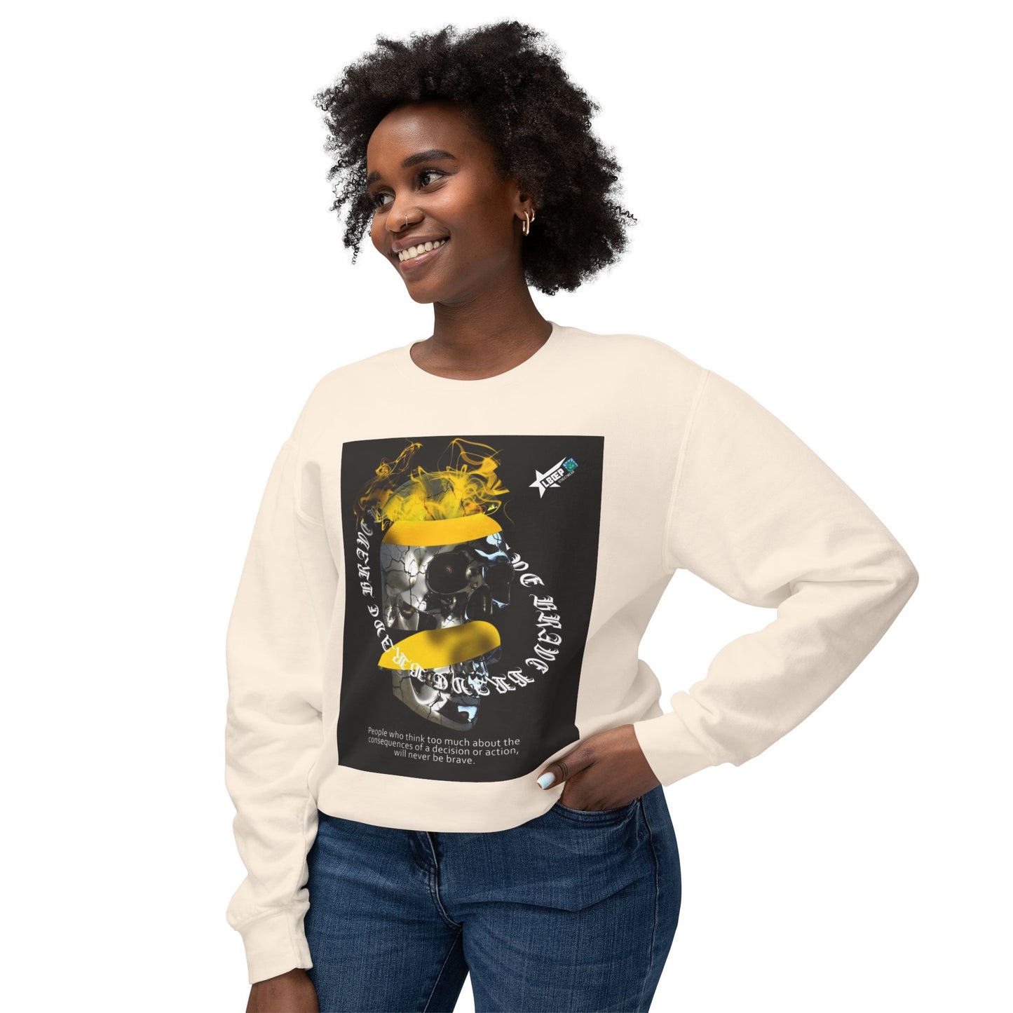 Unisex Crewneck Sweatshirt - Bold Graphic Statement with Inspirational Quotes