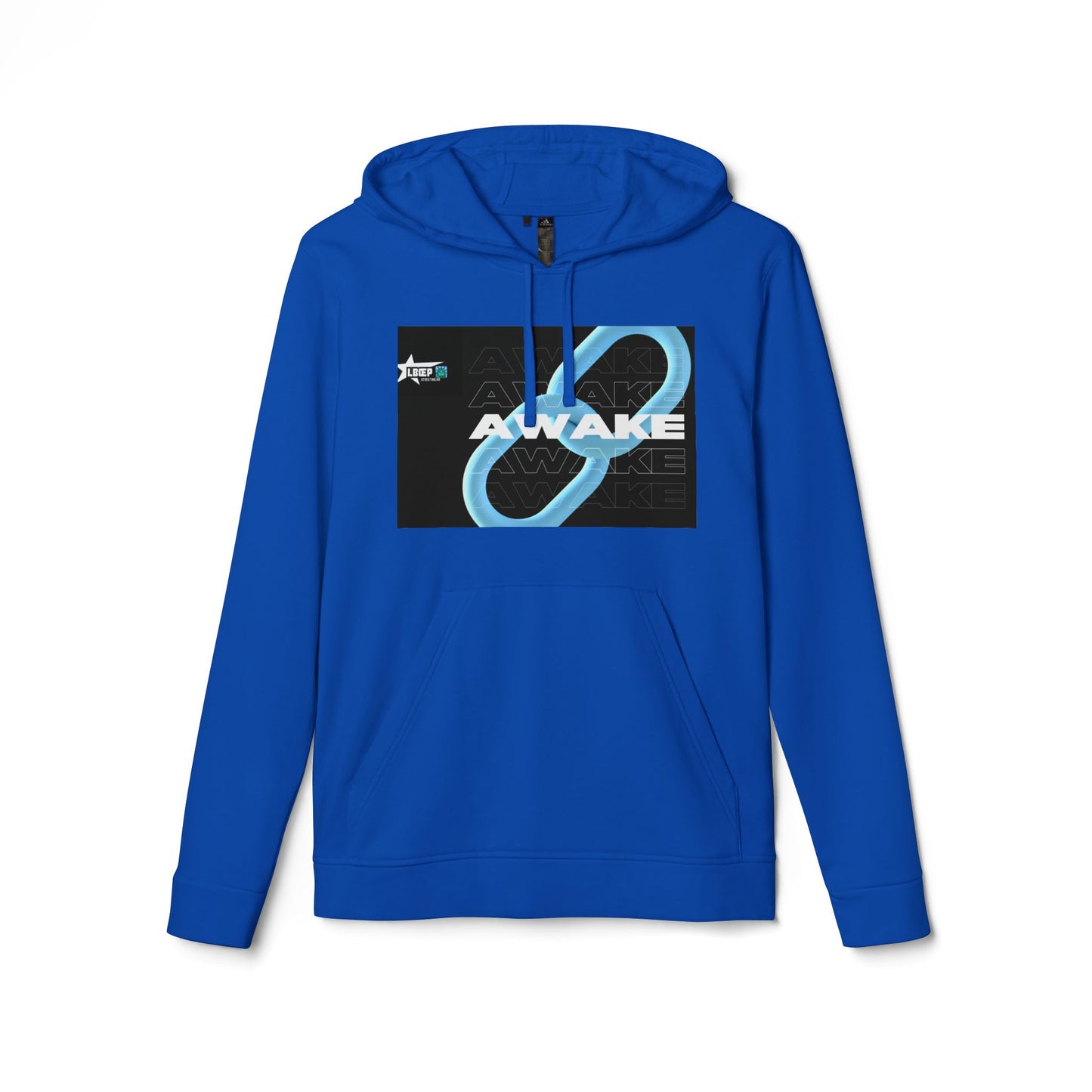 Adidas Unisex Fleece Hoodie - AWAKE & BOUNCE Graphic Design