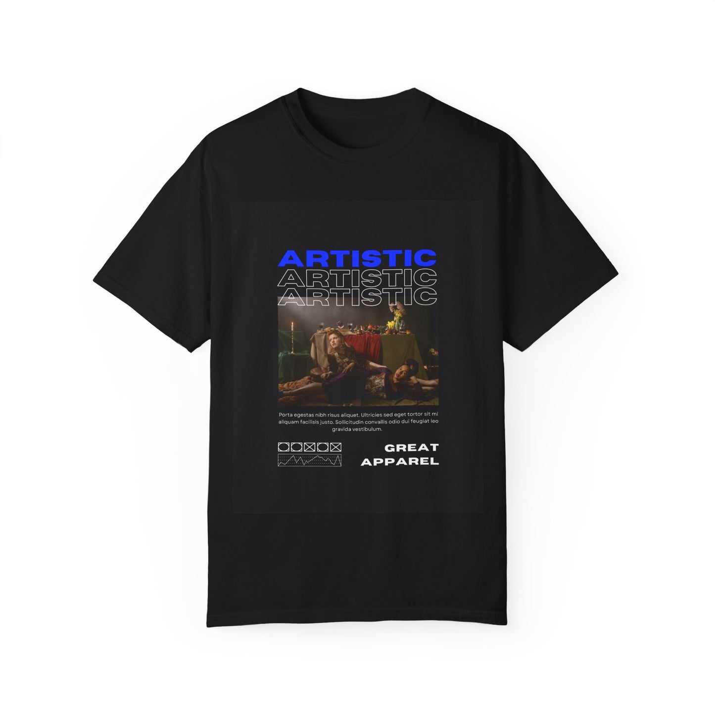 Artistic Expression Unisex Garment-Dyed T-Shirt - Great Apparel for Creative Souls