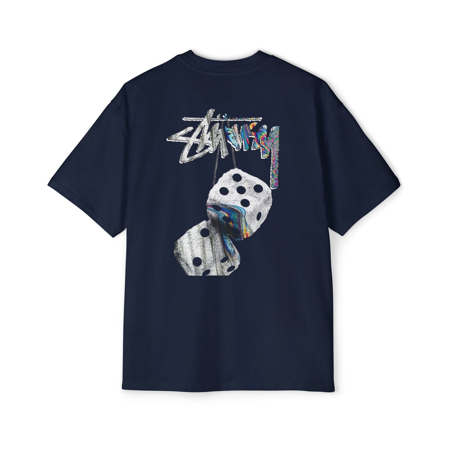 Men's Heavy Oversized Tee - Bold Angel Graphic Tee for Streetwear Style