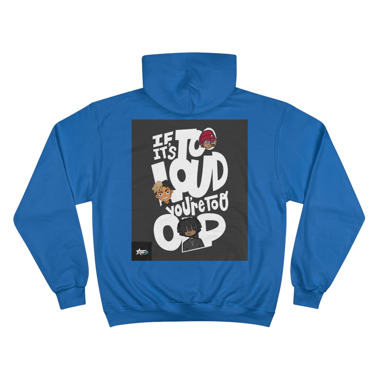 Champion Hoodie - Street Style with Iconic Quotes for Music Lovers