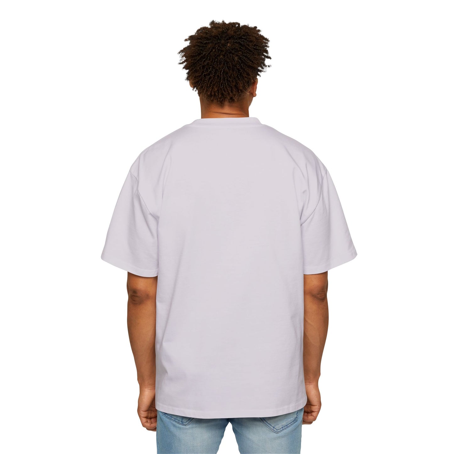 Blue Flame Graphic Tee — Men's Oversized Streetwear T-Shirt