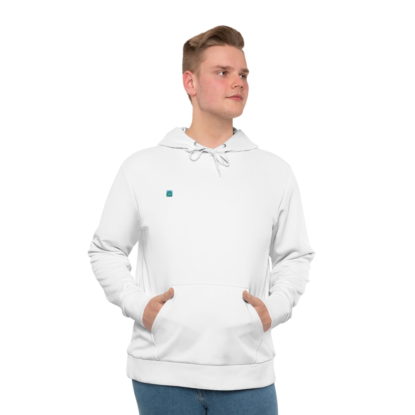 Men's Cozy White Hoodie - Perfect for Casual Wear and Gifting