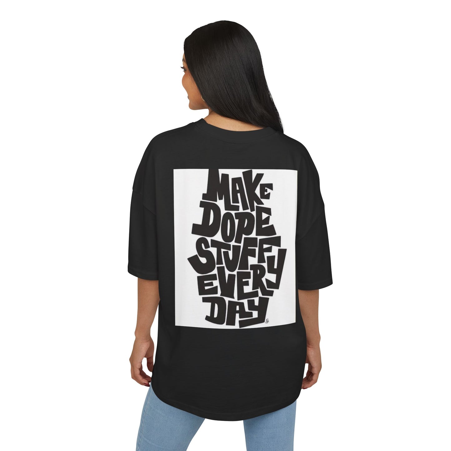 Motivational Box Tee for Creatives - 'You Will Succeed' & 'Make Dope Stuff Every Day'