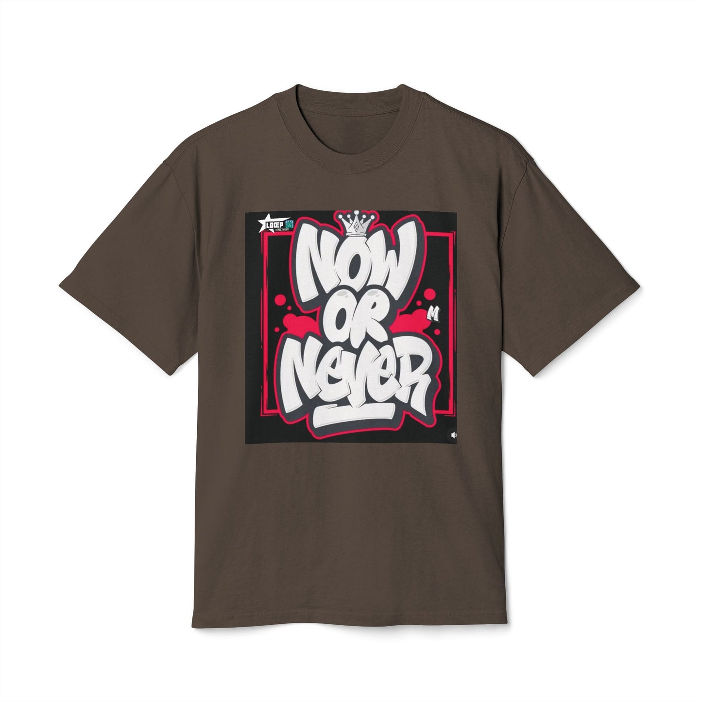 Now Or Never Graphic Tee — Motivational Streetwear T-Shirt