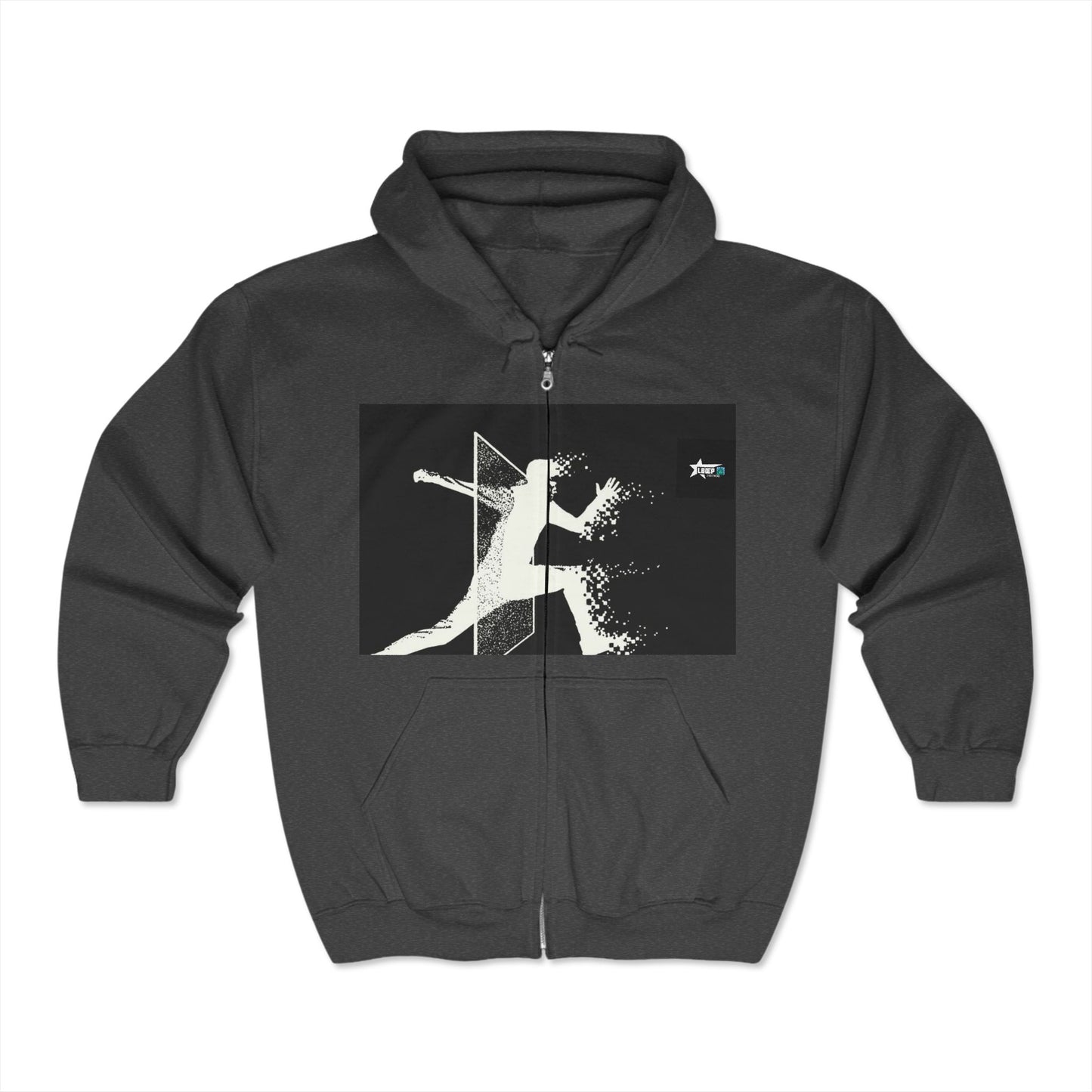 Rock Star Vibe Unisex Full Zip Hoodie - Perfect for Music Lovers