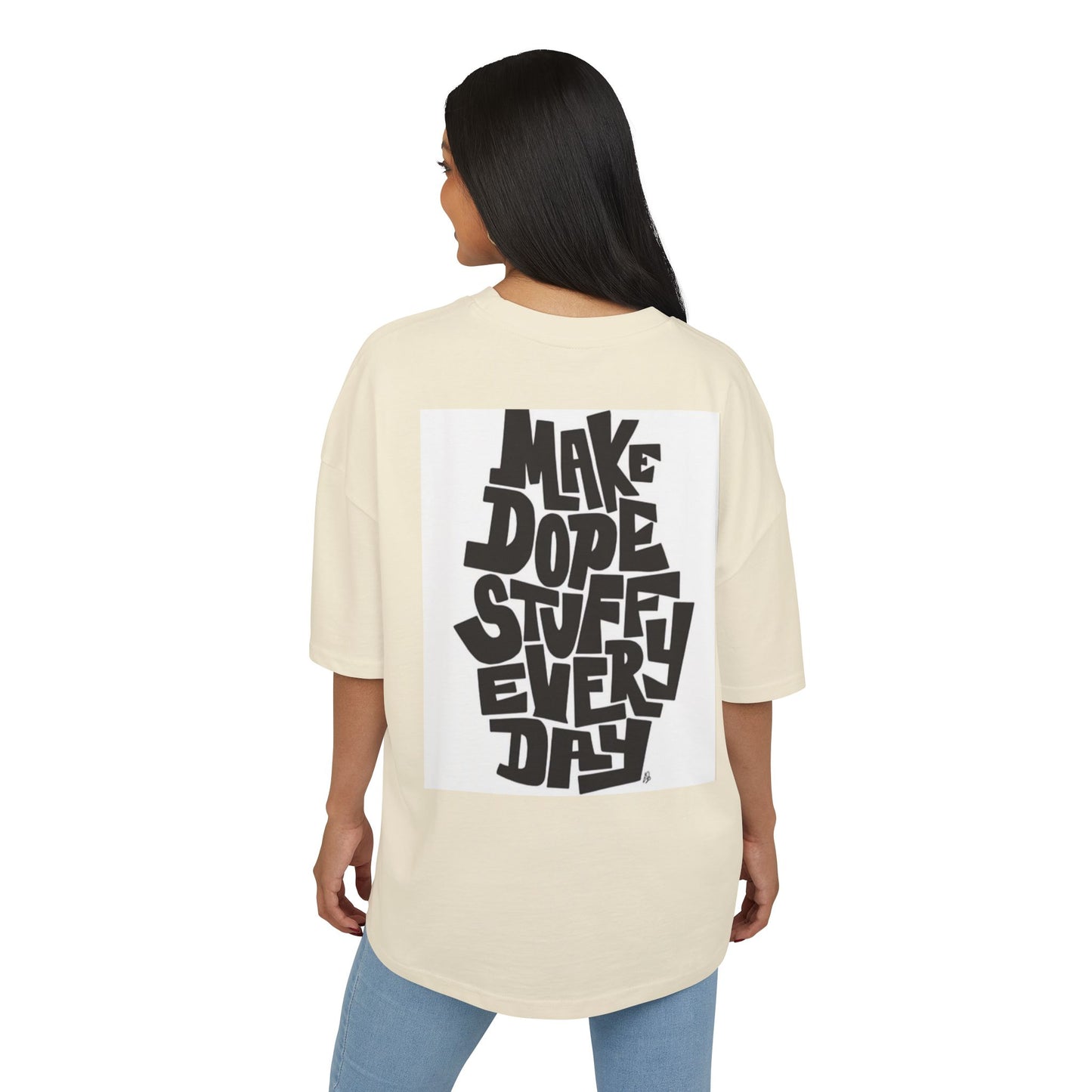 Motivational Box Tee for Creatives - 'You Will Succeed' & 'Make Dope Stuff Every Day'