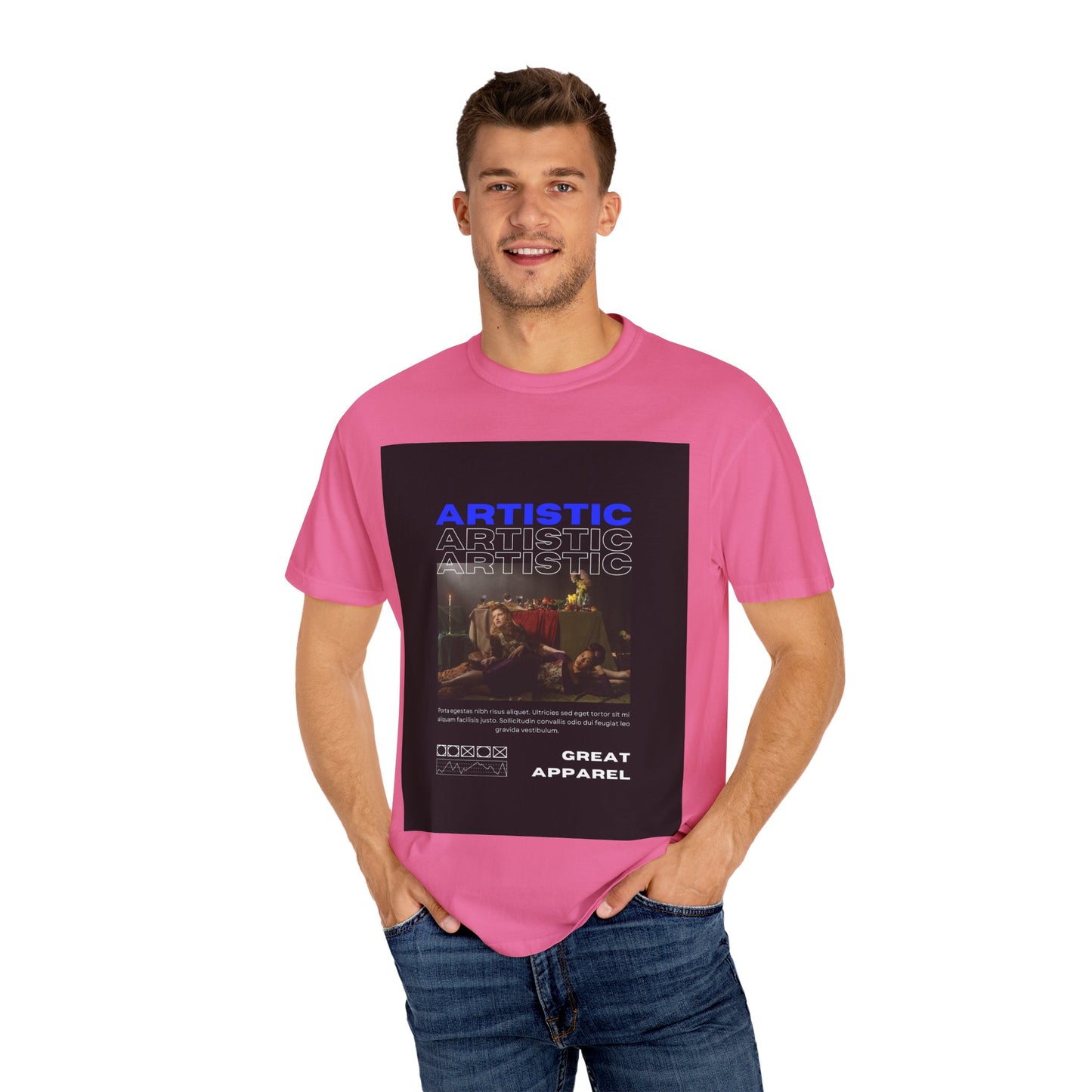Artistic Expression Unisex Garment-Dyed T-Shirt - Great Apparel for Creative Souls