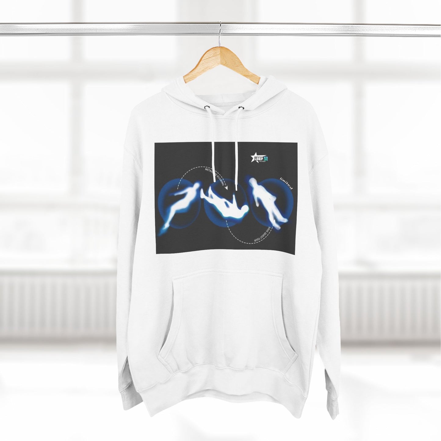 Unique Graphic Fleece Hoodie - Against All Odds Design