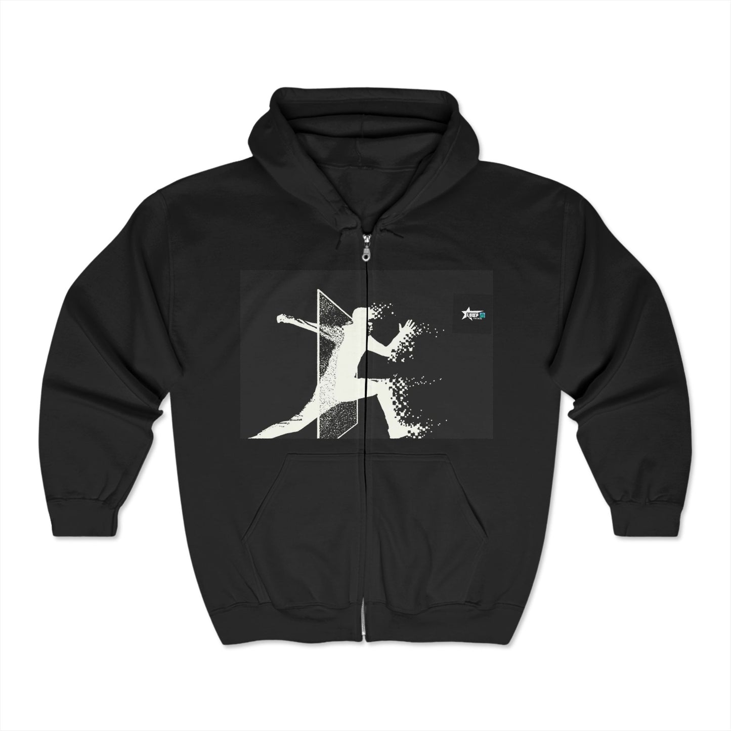 Rock Star Vibe Unisex Full Zip Hoodie - Perfect for Music Lovers