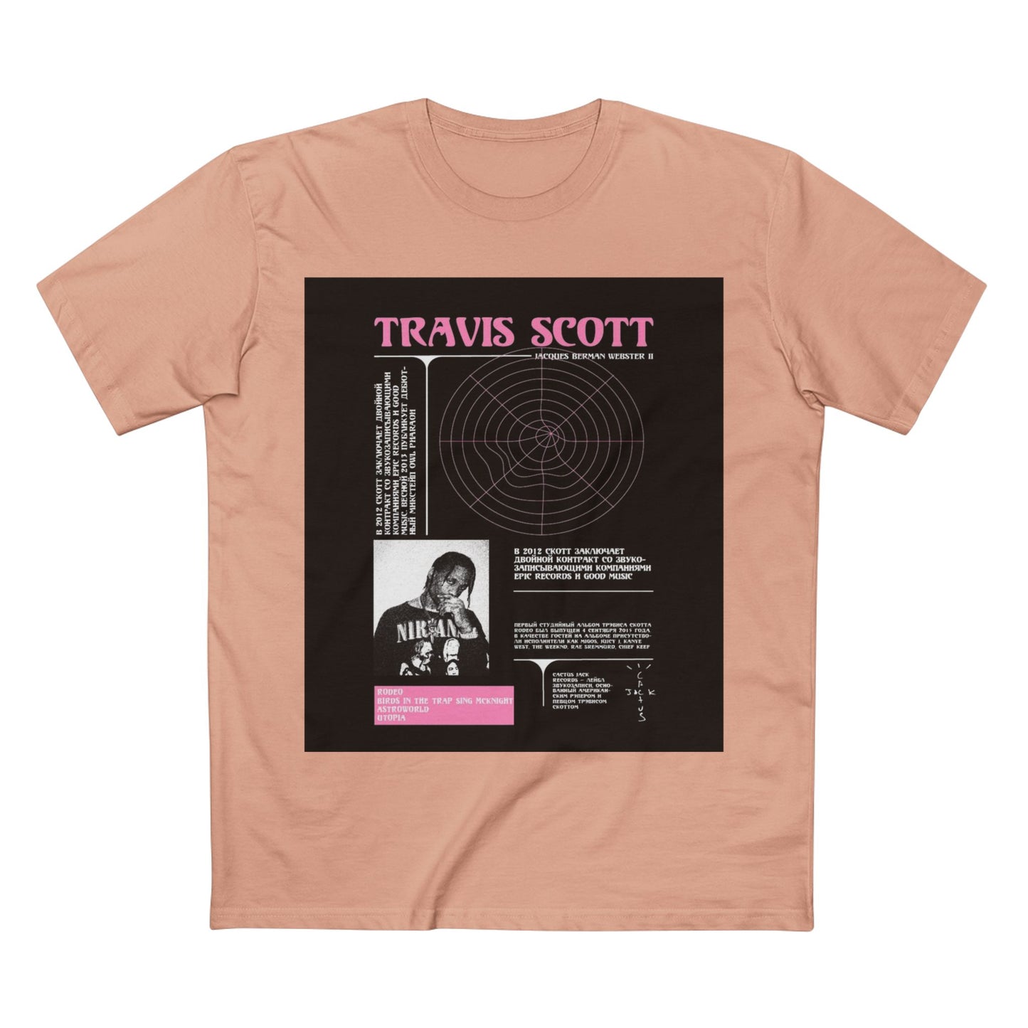 Travis Scott Graphic Tee - Stylish Music-Inspired Adult Staple T-Shirt