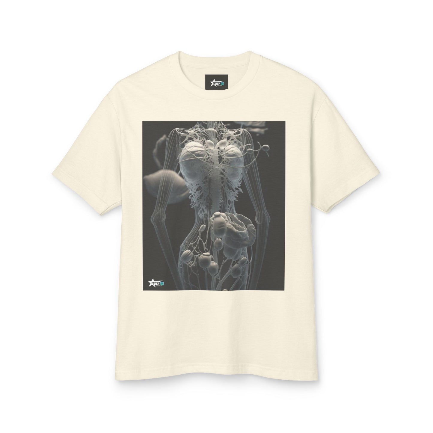 Unisex Tee with X-Ray Jellyfish Design - Perfect for Ocean Lovers