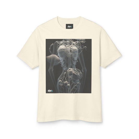 Unisex Tee with X-Ray Jellyfish Design - Perfect for Ocean Lovers