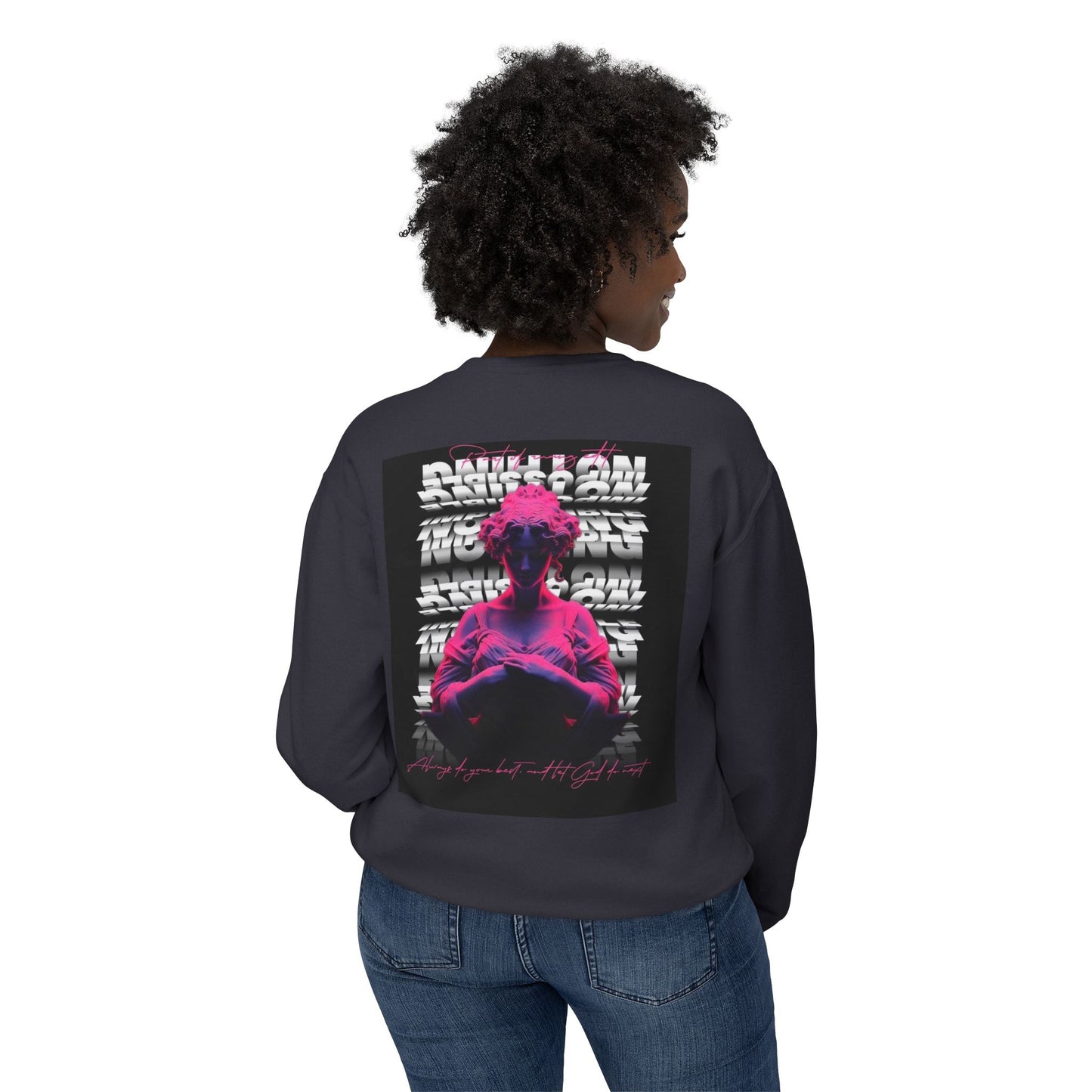 Unisex Crewneck Sweatshirt - Bold Graphic Statement with Inspirational Quotes