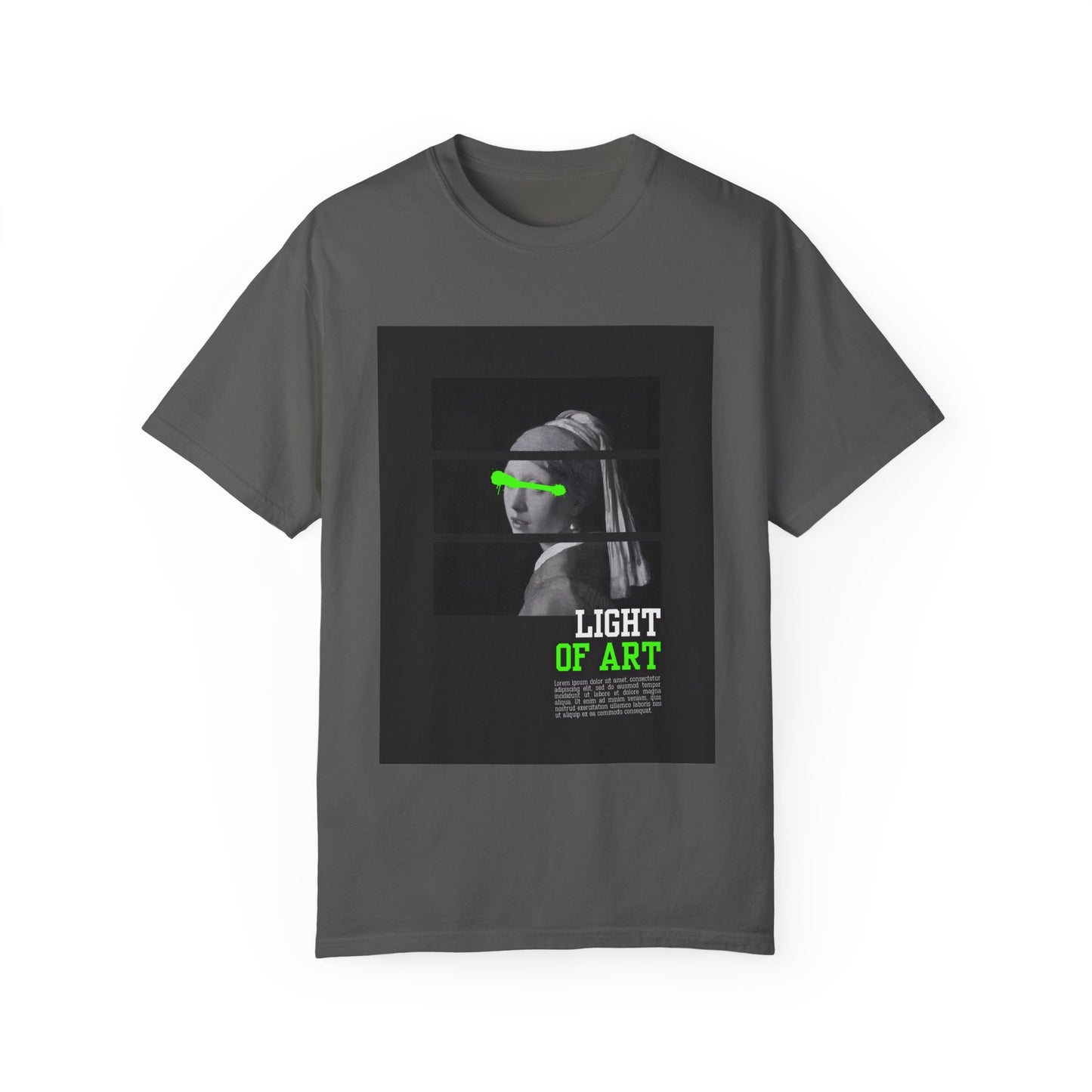 Light of Art Unisex Garment-Dyed T-Shirt - Modern Art Inspired Tee