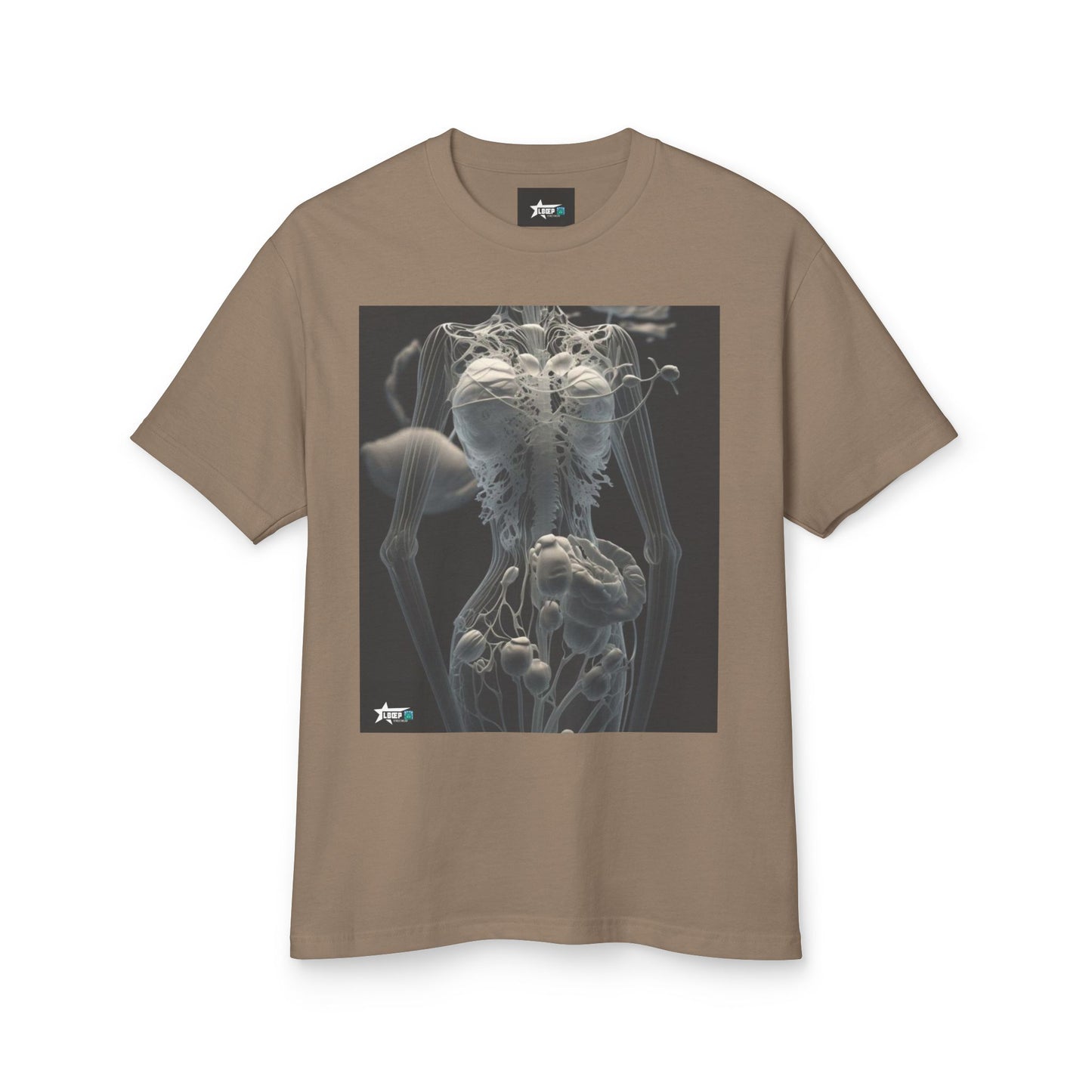 Unisex Tee with X-Ray Jellyfish Design - Perfect for Ocean Lovers