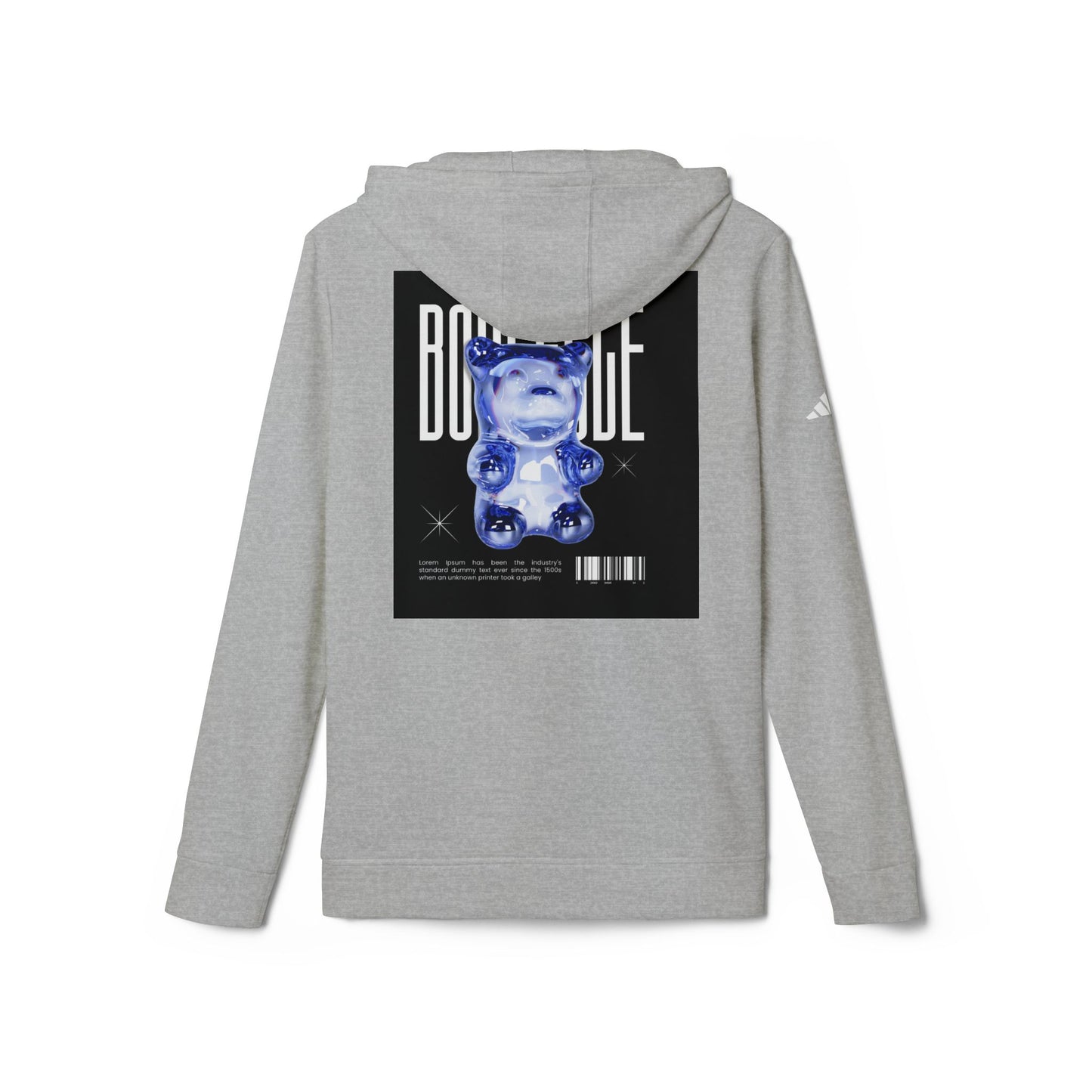 Adidas Unisex Fleece Hoodie - AWAKE & BOUNCE Graphic Design