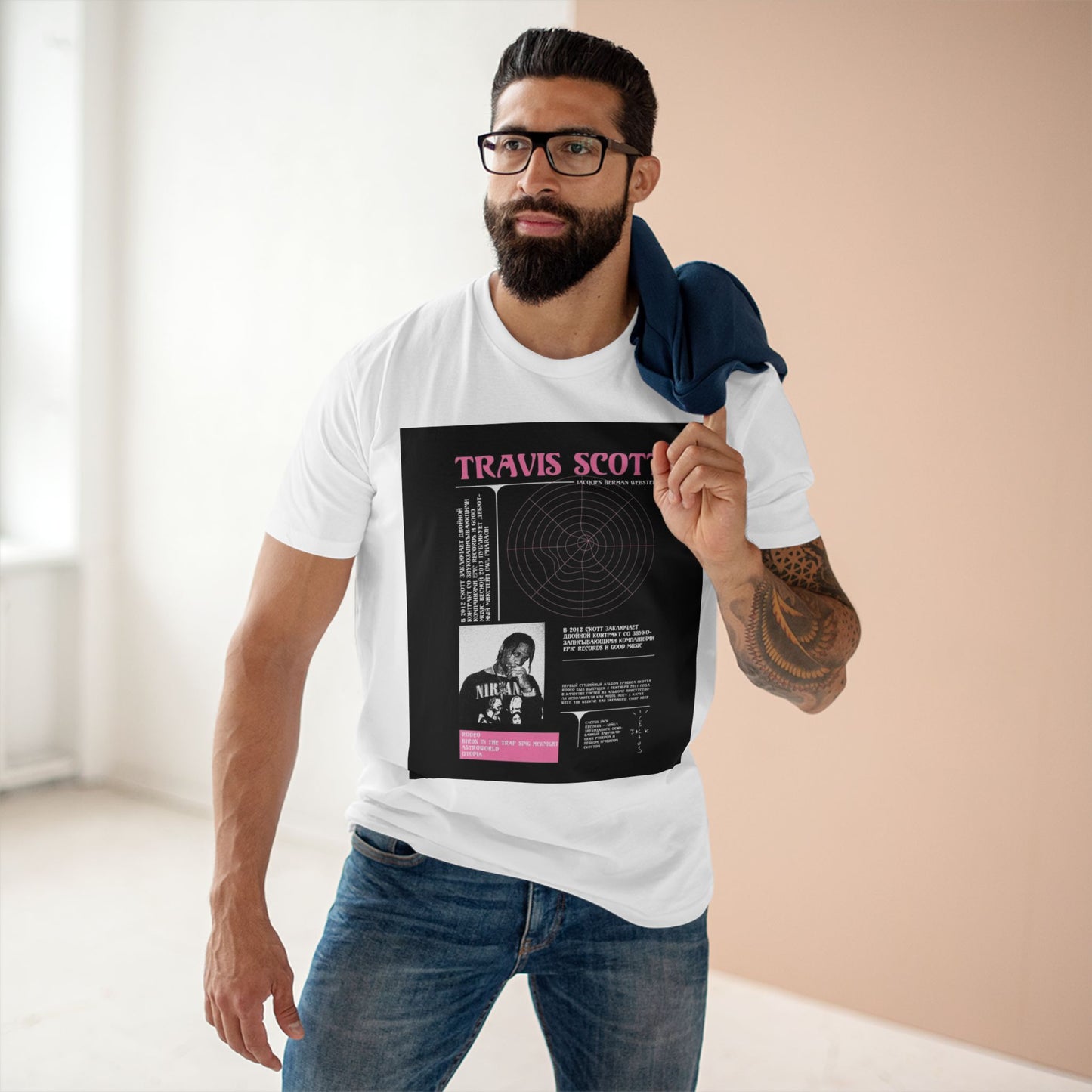 Travis Scott Graphic Tee - Stylish Music-Inspired Adult Staple T-Shirt
