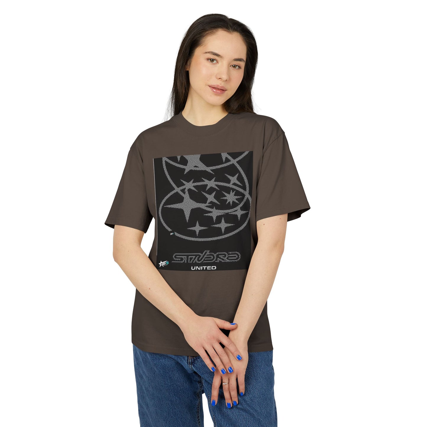 Unisex Heavy Faded Tee - Starry United Graphic T-Shirt for Casual Style