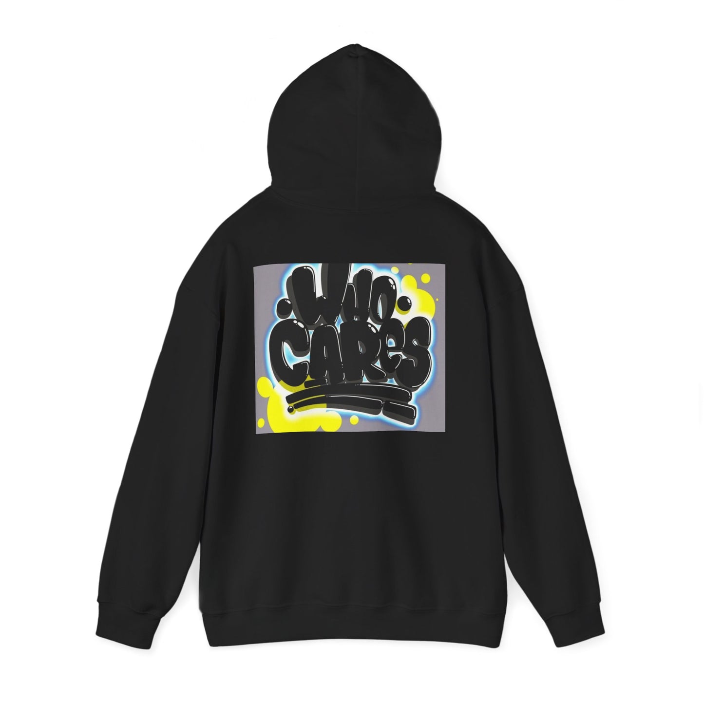 Dark Cat Eyes hoodie | Graffiti Back Print hoodie