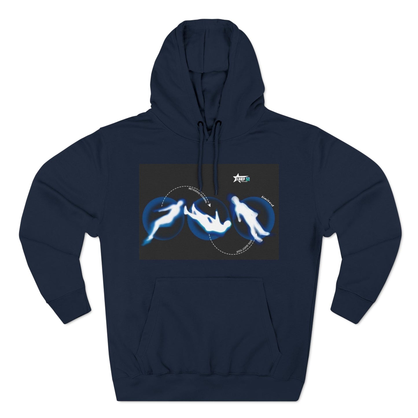 Unique Graphic Fleece Hoodie - Against All Odds Design