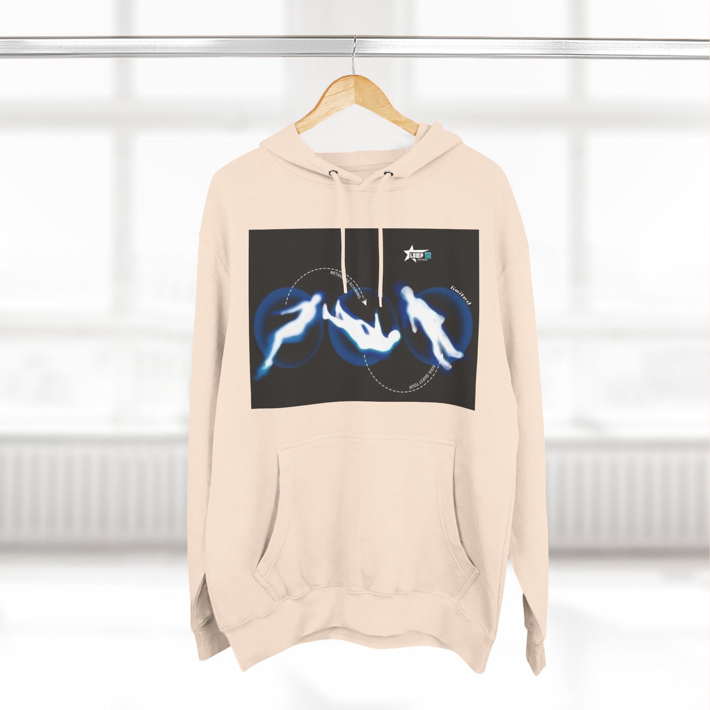 Unique Graphic Fleece Hoodie - Against All Odds Design