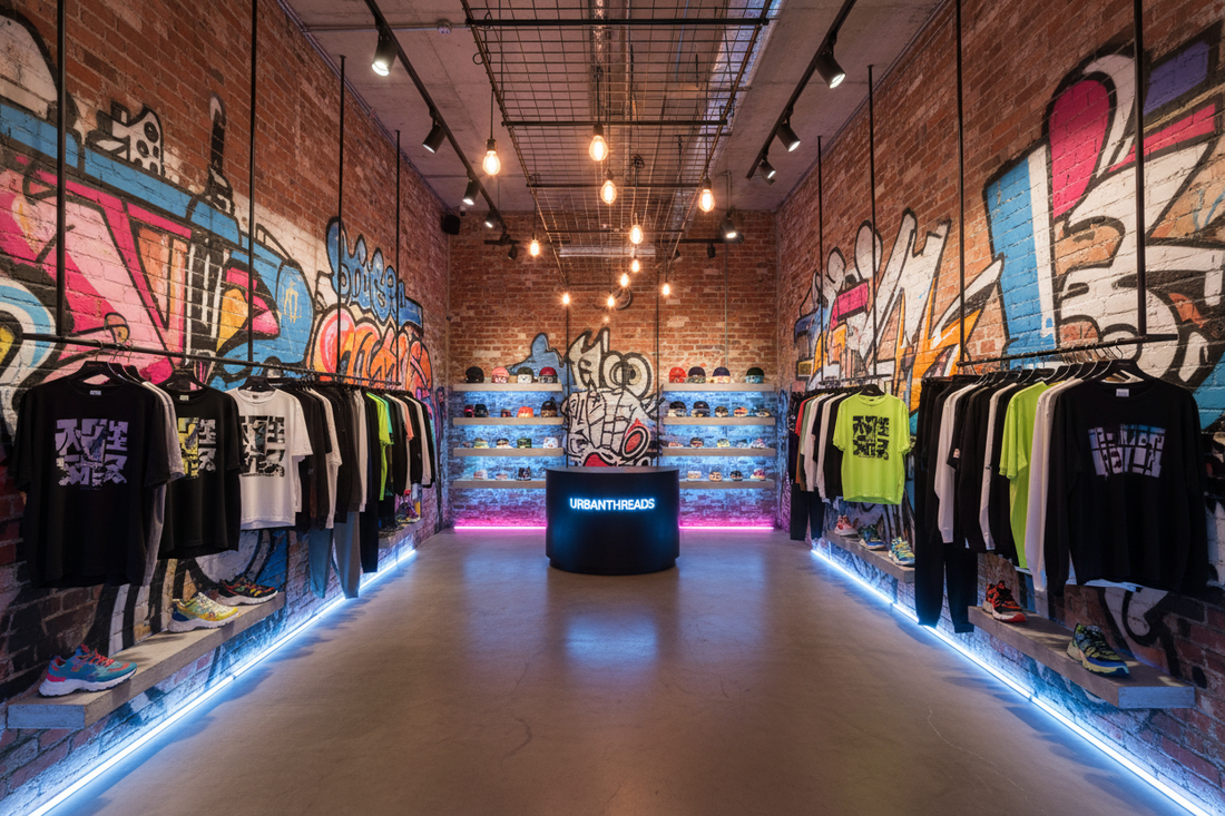 Create an street wear fashion shop