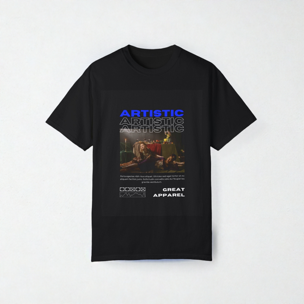 Artistic Expression Unisex Garment-Dyed T-Shirt - Great Apparel for Creative Souls