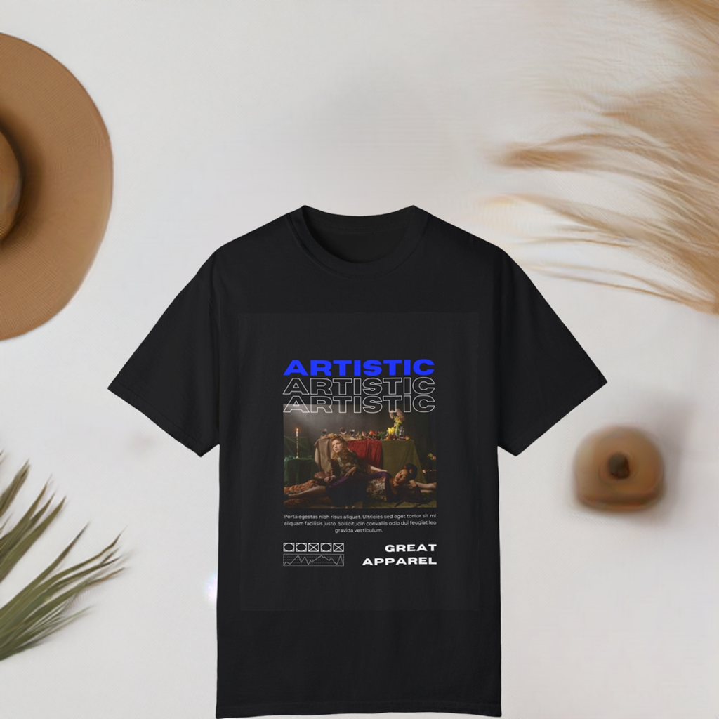 Artistic Expression Unisex Garment-Dyed T-Shirt - Great Apparel for Creative Souls